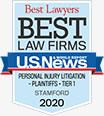 Best Lawyers Best Law Firms | Personal Injury Litigation - Plaintiffs - Tier One | Stamford | 2020 | U.S. News & World Report
