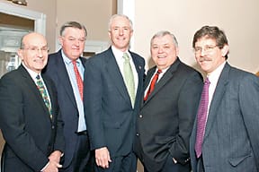 Richard Bieder, Paul Hiller Jr., Bill Finch, Terry Wilcox, and James Horwitz