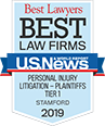 Best Lawyers Best Law Firms | Product Liability Litigation - Plaintiffs - Tier One | Stamford | 2019 | U.S. News & World Report