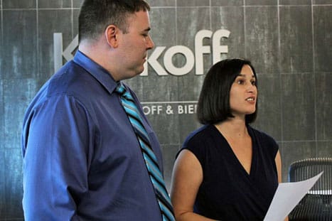 Matthew and Michelle Seagull, of Shelton, talk about the death of their infant son, Adam, while in the care of an unlicensed home daycare in Fairfield. The daycare center's owner, Carol Cardillo, was arrested