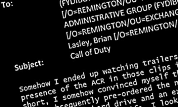 Call of Duty Email