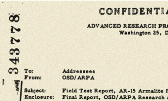 FIELD TEST REPORT, AR-15 ARMALITE RIFLE